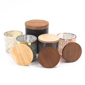 درپوش چوبی برای شمع شمع